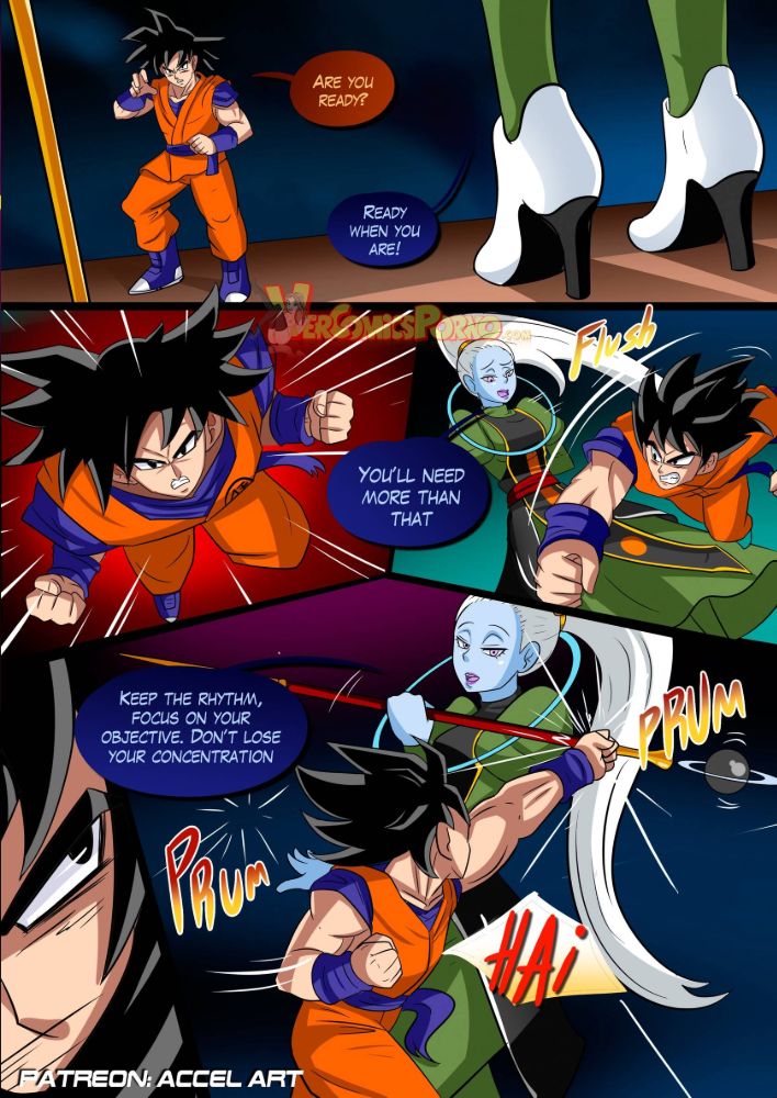 Goku X Vados Marcarita Kusu Special Training By Accel Art Dragon