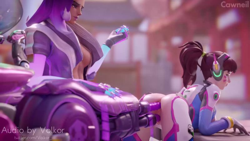 Sombra X D Va Testing New Fuck Machine By Cawneil Overwatch Premium