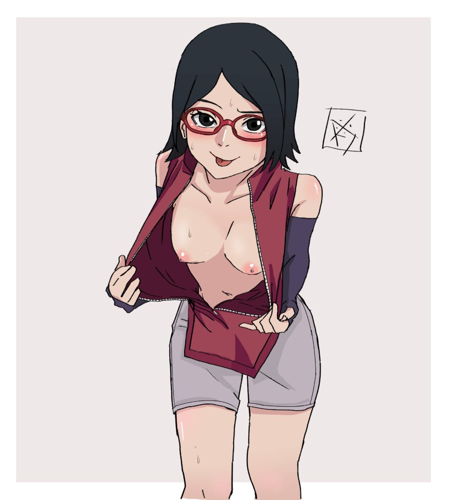 Sarada Tiny Peek By Aldwelter Naruto Premium Hentai