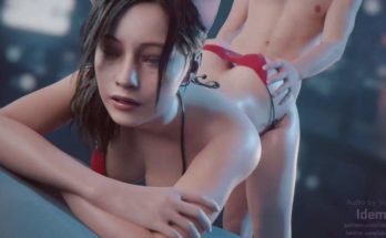 Claire Redfield Bikini Doggy Sex by Idemi | Resident Evil 2 Remake Hentai 4