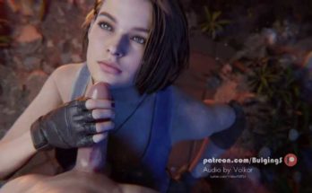 Jill Valentine Beautiful Handjob w/ Facial by BulgingS | Resident Evil Hentai 3