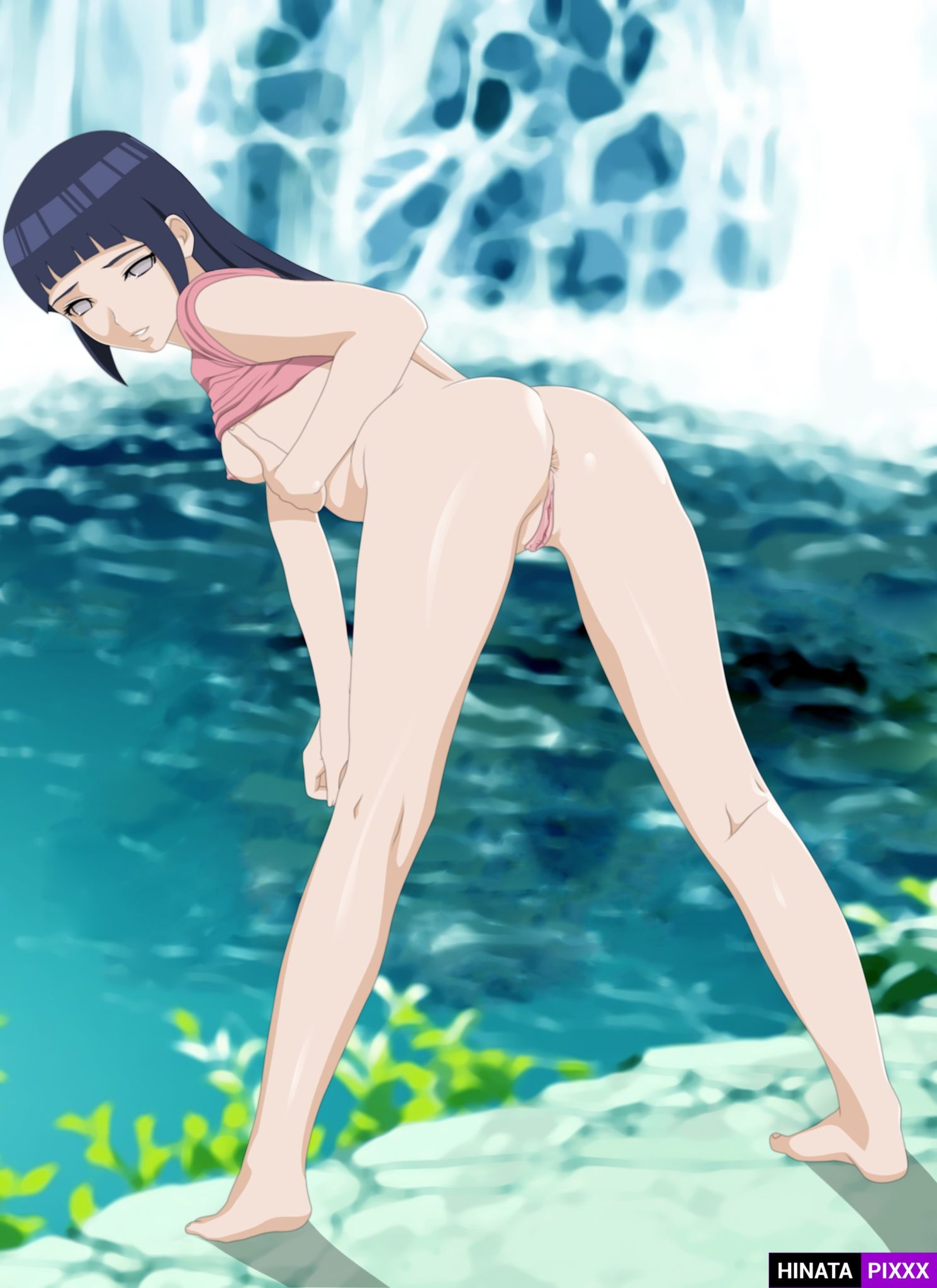 Hinata Hyuuga Beautiful Scenery By JoeH Naruto Premium Hentai