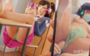 Academy D.Va Leaked Onlyfans Video by Lvl3Toaster | Overwatch Hentai 8