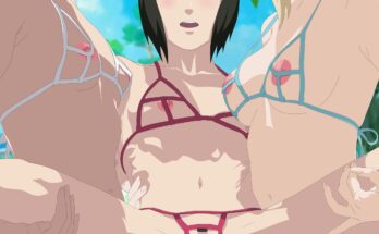 Sakura, Shizune and Tsunade On Mini Bikini by JoeH | Naruto Hentai 15