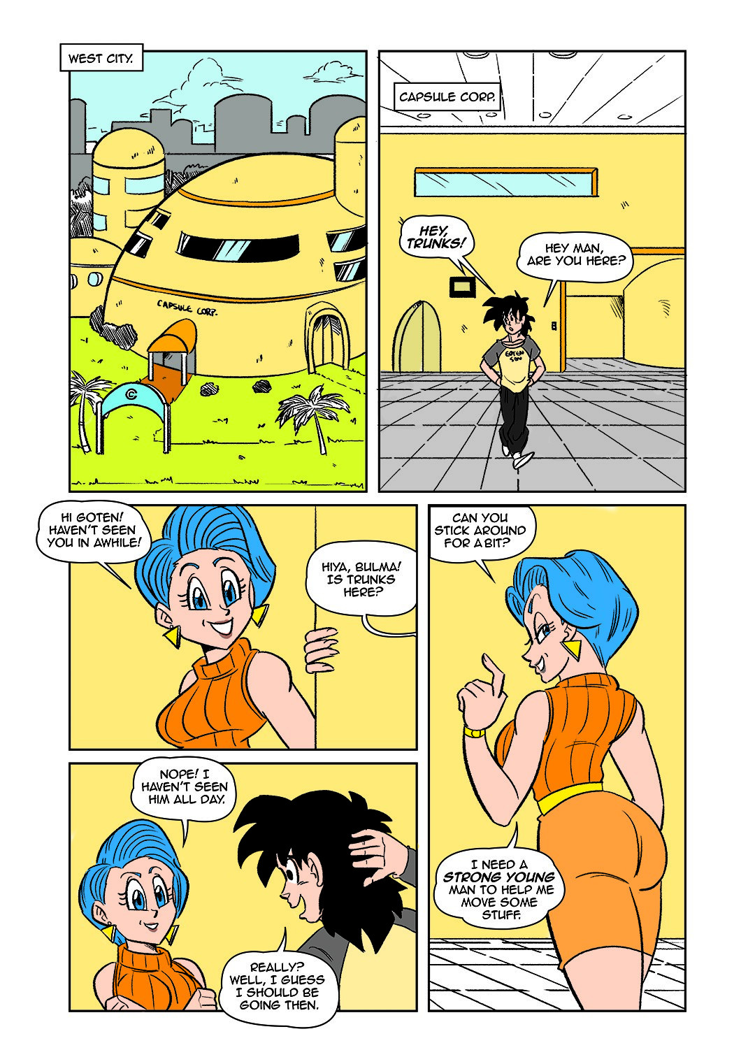 Goten y bulma xxx