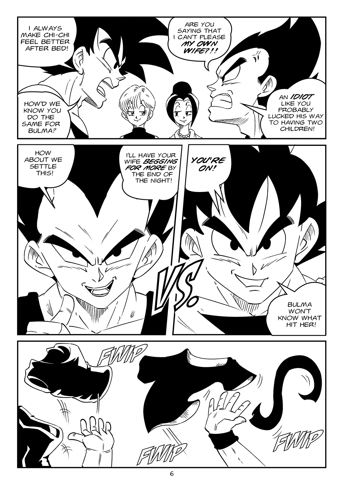 Dragon Swap, Goku X Bulma and Vegeta X Chi Chi by FunsexyDB | Dragon Ball Hentai 13
