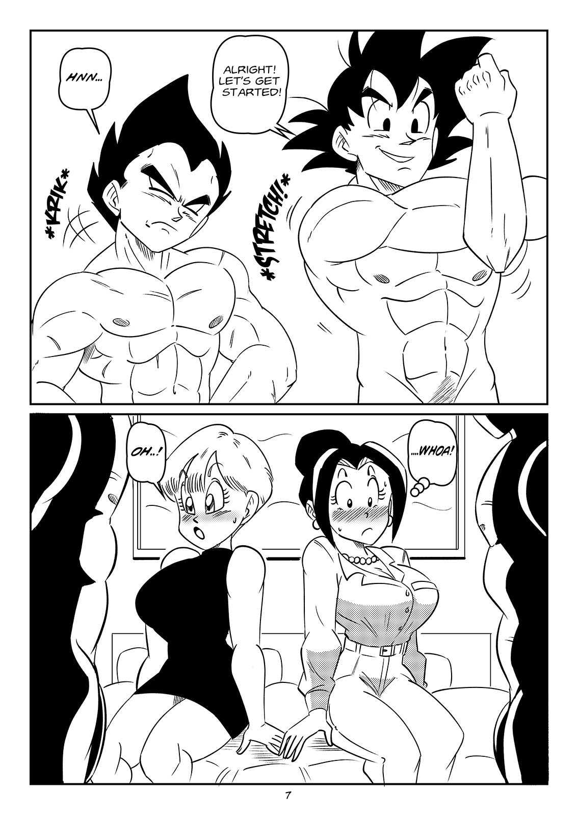 Dragon Swap, Goku X Bulma and Vegeta X Chi Chi by FunsexyDB | Dragon Ball Hentai 15