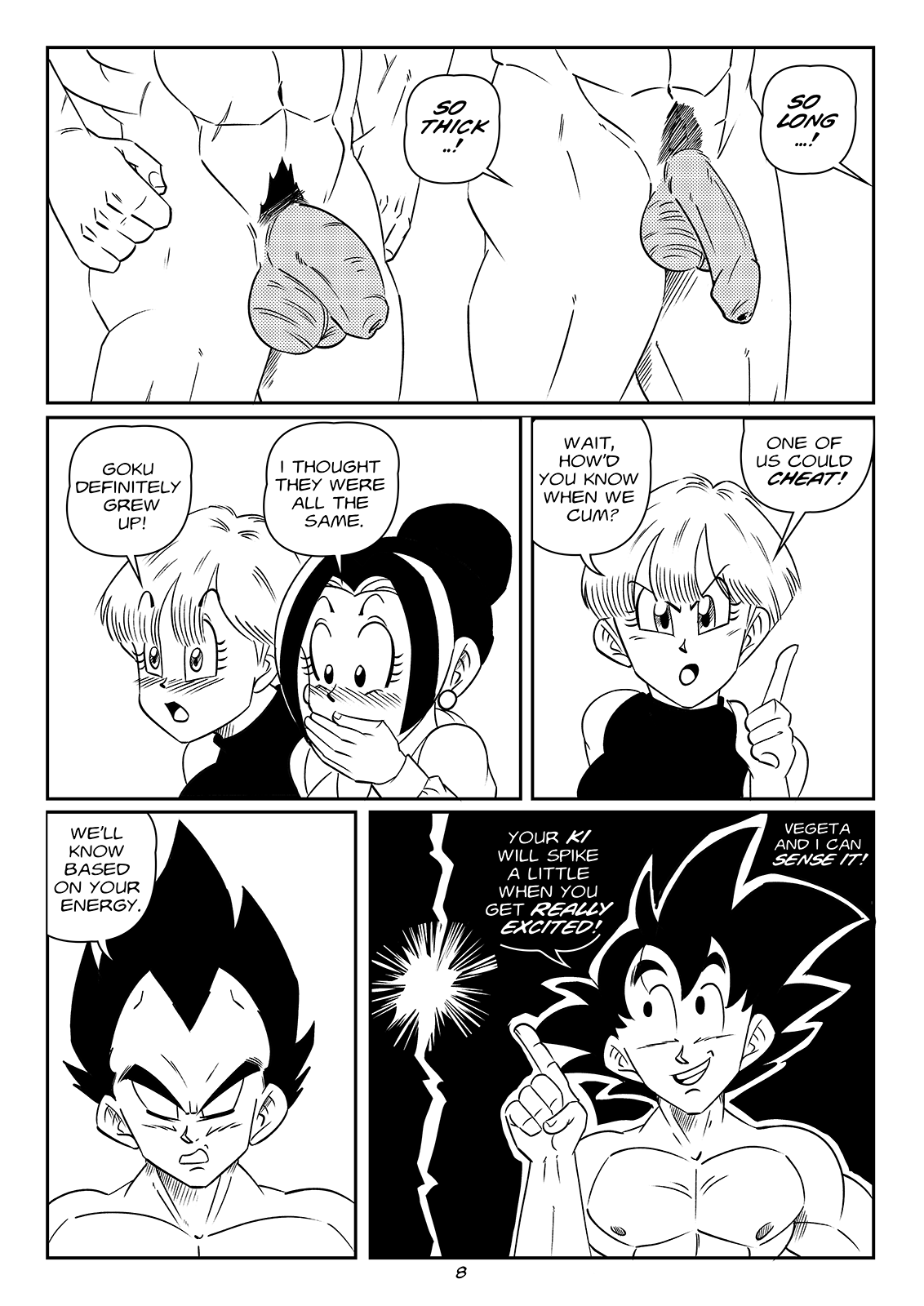 Dragon Swap, Goku X Bulma and Vegeta X Chi Chi by FunsexyDB | Dragon Ball Hentai 17