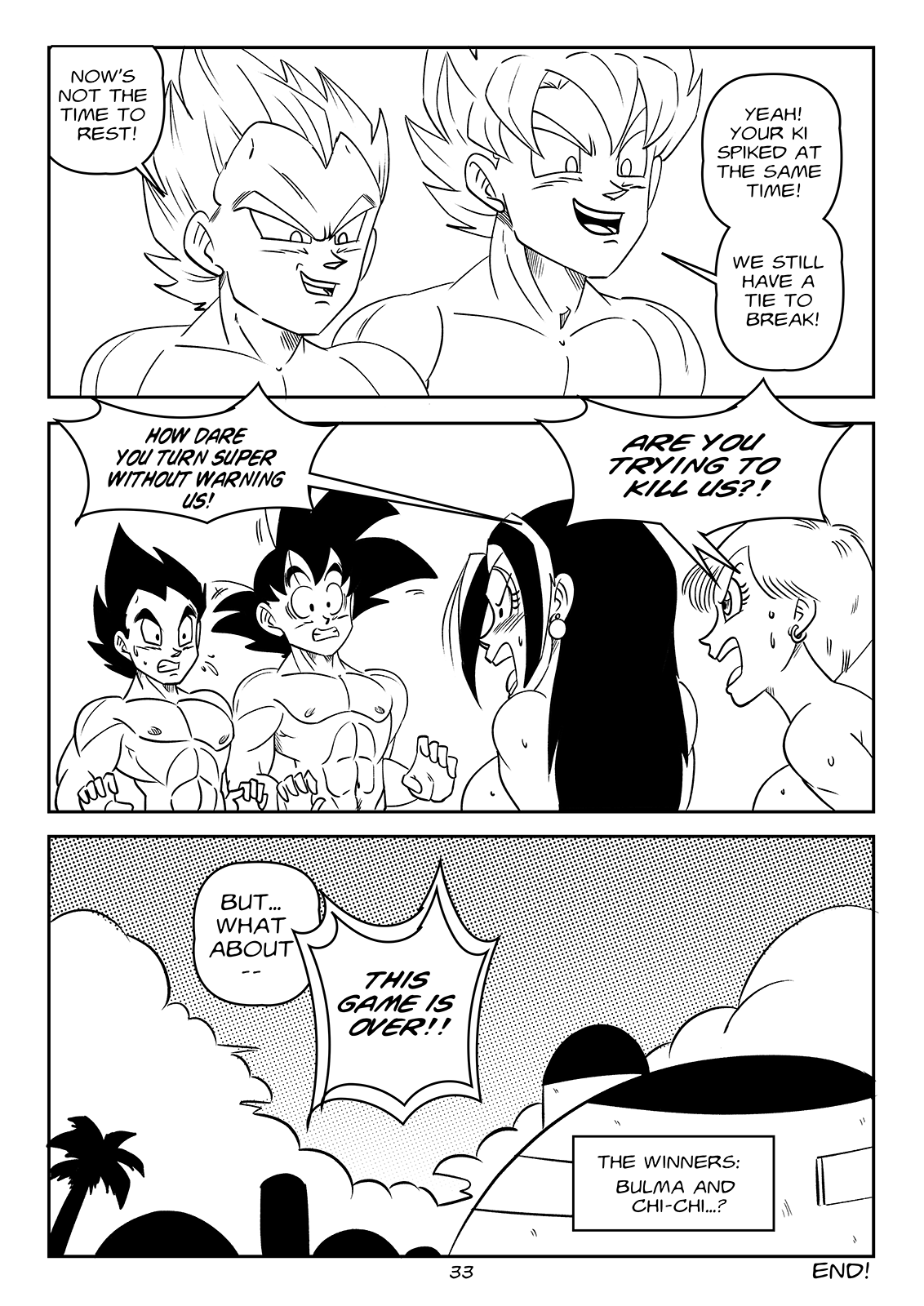 Dragon Swap, Goku X Bulma and Vegeta X Chi Chi by FunsexyDB | Dragon Ball Hentai 67