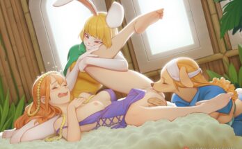 Carrot and Wanda X Nami Zou Lesbian Arc by bartolomeobari | One Piece Hentai 10