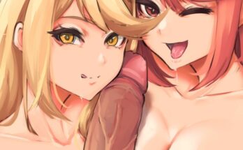 Mythra and Pyra Want Your Big Cock by XHAart | Xenoblade Hentai 7