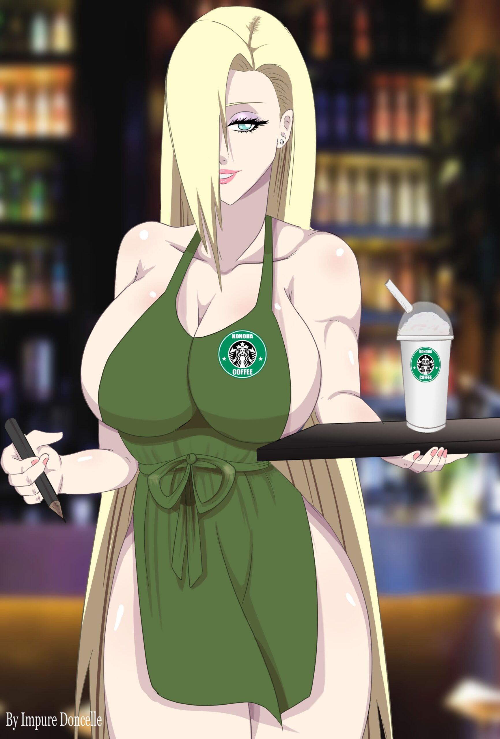 Ino’s Starbucks Iced Latte With Breast Milk by impuredoncelle Naruto