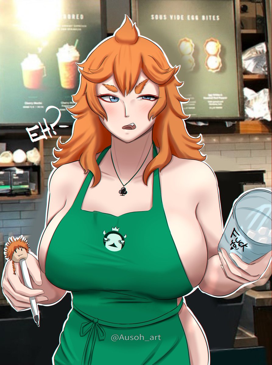 Nereoleona’s Starbucks Iced Latte With Breast Milk by ausoh Black Clover-min