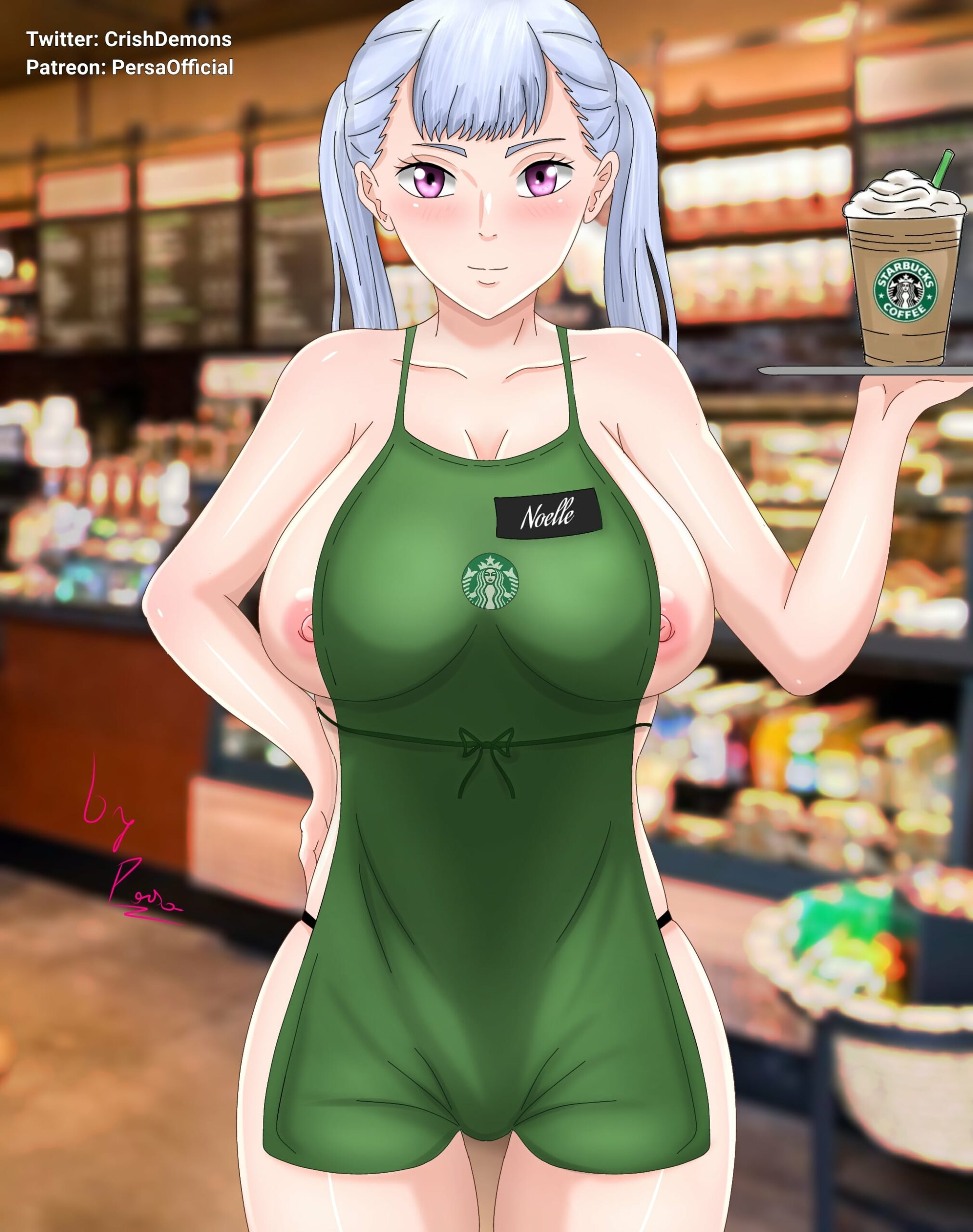 Noelle’s Starbucks Iced Latte With Breast Milk by crishdemons Black Clover