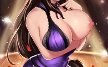 Purple Dress Tifa Steel All The Attention by exlic | Final Fantasy Hentai 14