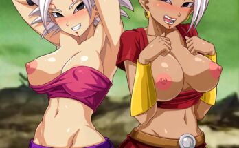 Caulifla and Kale Flash Their Tits by Sano Br | Dragon Ball Hentai 11