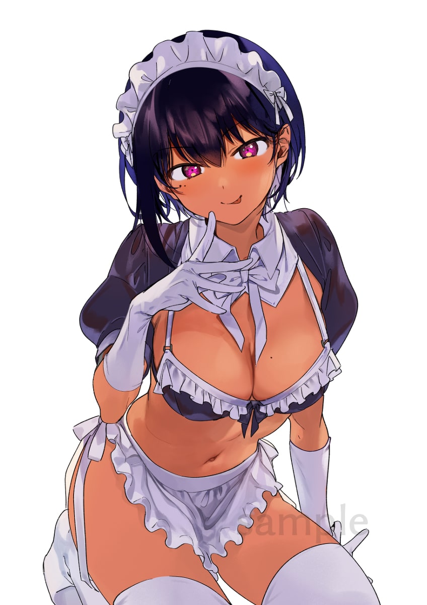 Lilith Sexy Maid Outfit by konbu wakame