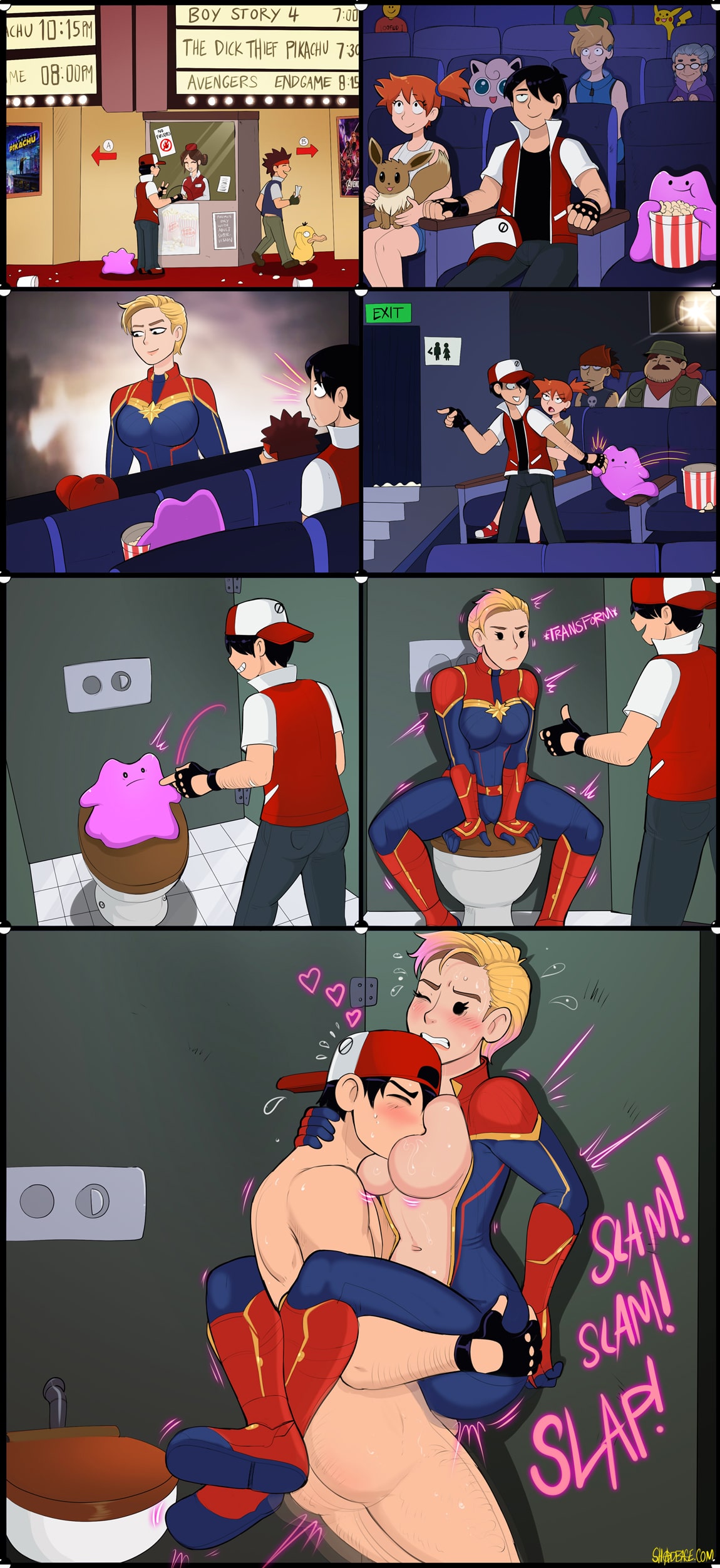 Ditto as Captain Marvel Endgame by Shadman