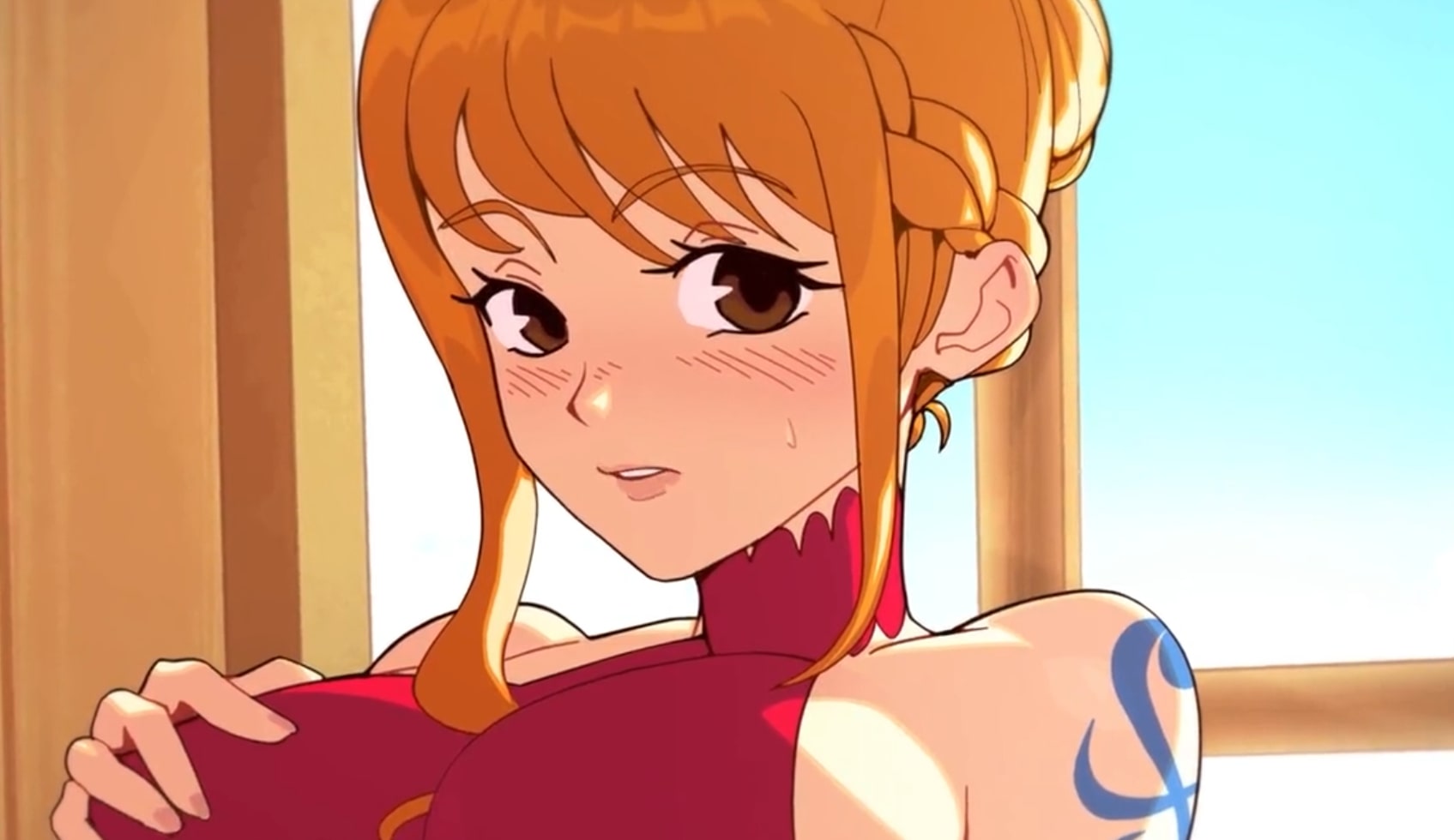 Nami can be persuasive when needed gintsu art nsfw