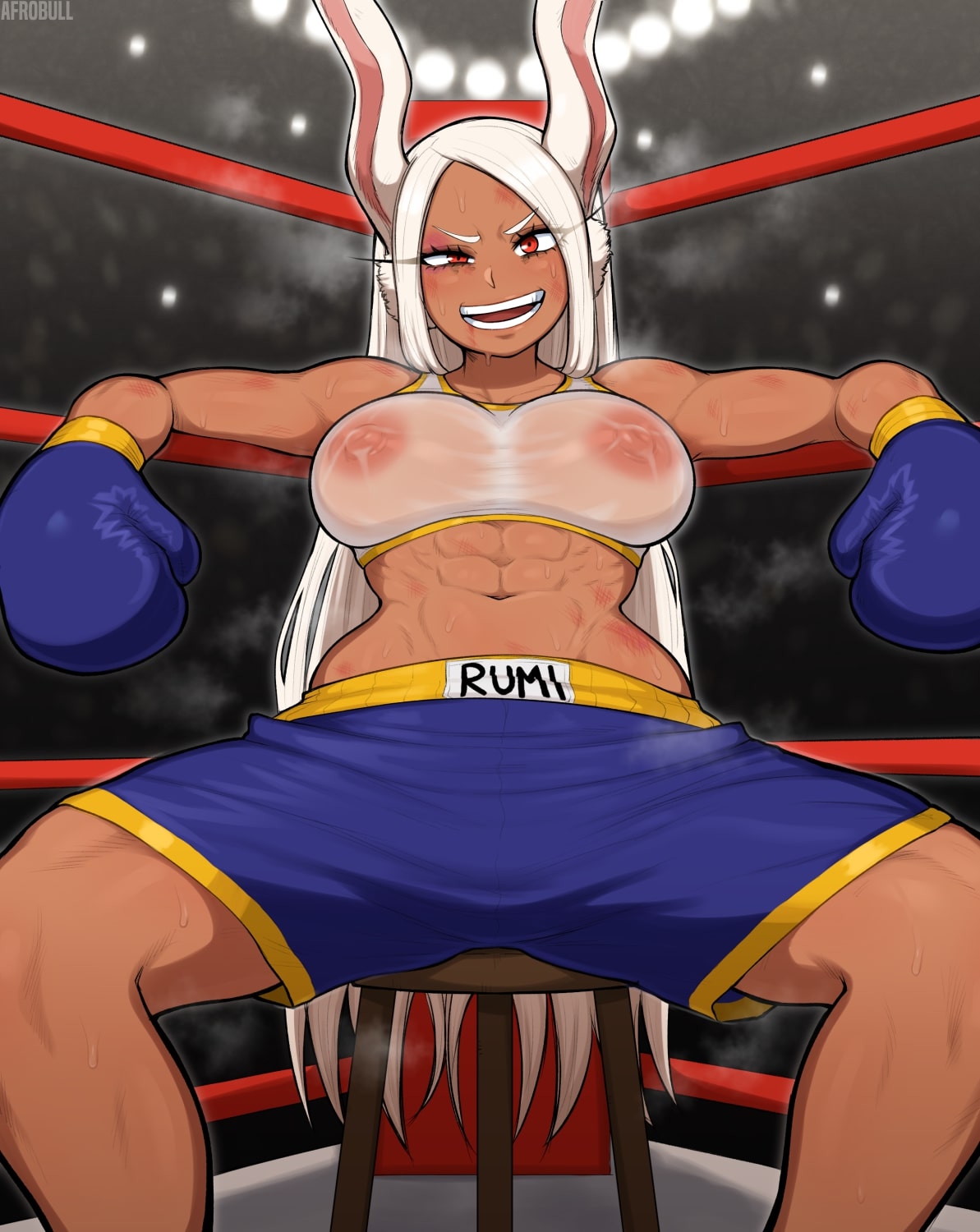 Sweaty Fighter Miruko by afrobull My Hero Academia