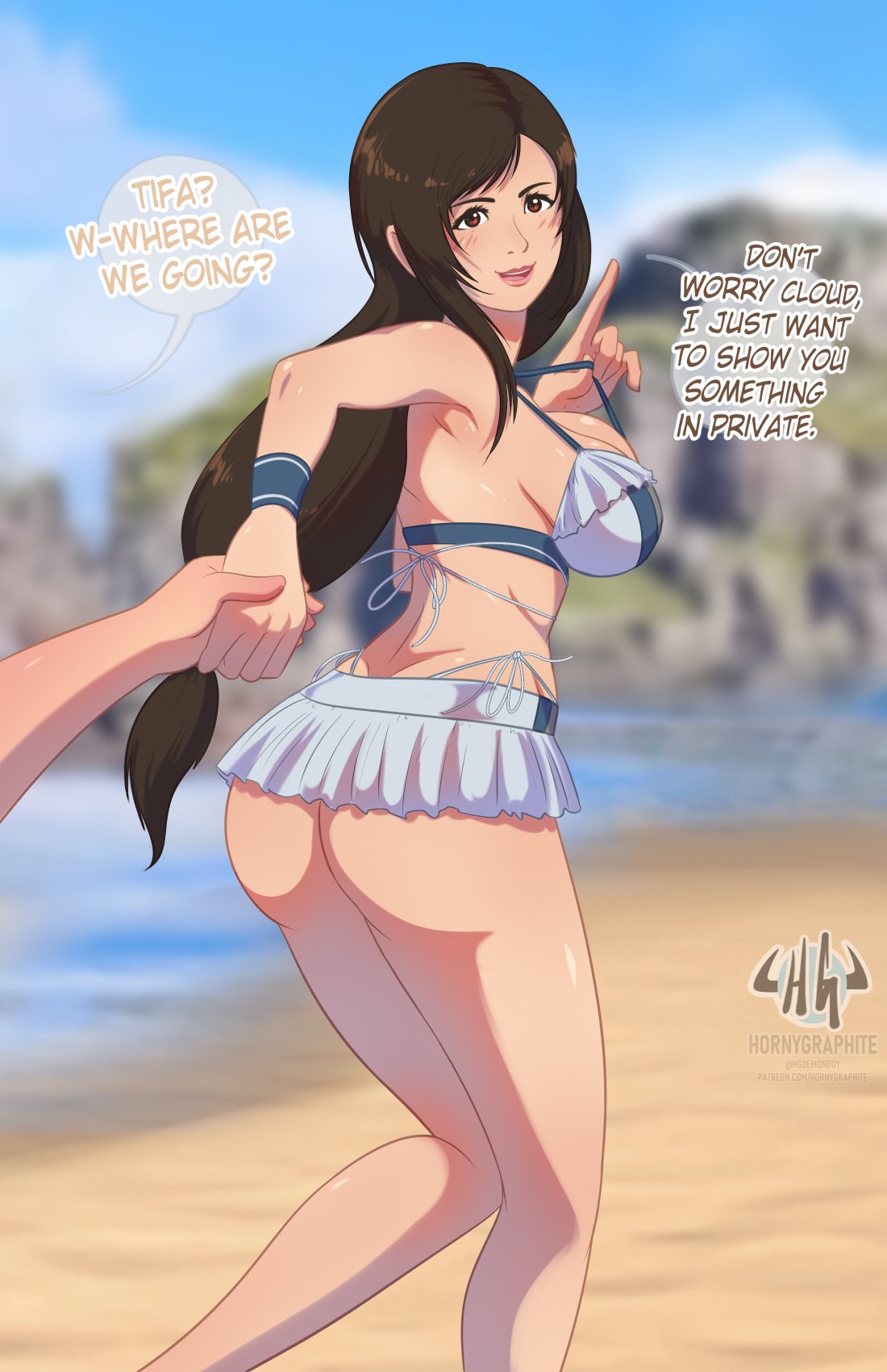 Tifa New Bikini X Cloud By Hornygraphite | Final Fantasy Premium Hentai