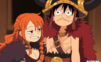 Elbaf Nami and Luffy by Suoiresnu – One Piece