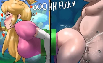 Princess Peach Is Stcuk by Echosaber – Mario Hentai 11