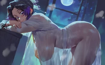 Kochou Shinobu Hanging Breasts by Shexyo – Demon Slayer Hentai 7