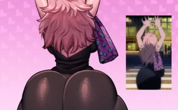 Mina Ashido Time-Skip Is Thick Mommy in Tight Dress by Kindlad - My Hero Academia Hentai 21