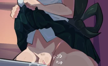 Tsuyu Asui Using The Table by Sourberries - Boku No Hero Academia Hentai 11